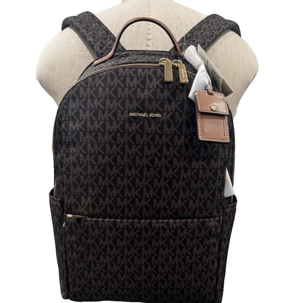 Michael Michael Kors Sable Brown Acorn Large Backpack